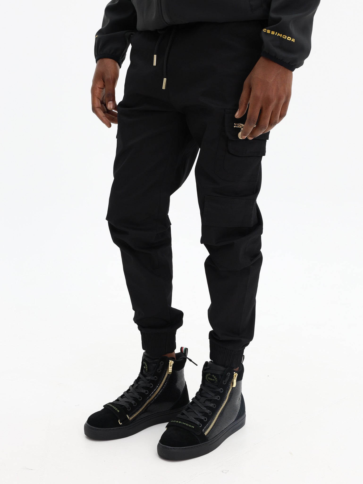 Rossimoda Cargo Pants Mario Black